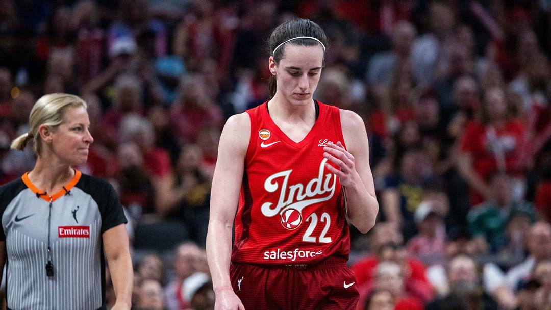 Sep 20, 2026; Indianapolis, Indiana, USA;  Indiana Fever guard Caitlin Clark (22)  in the second half against the Washington Mystics at Gainbridge Fieldhouse.  Mandatory Credit: Trevor Ruszkowski-Imagn Images