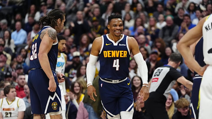 Russell Westbrook during a recent Denver Nuggets game. Russell Westbrook during a recent Denver Nuggets game.