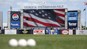 Mar 25, 2024; Tampa, Florida, USA;  a general view of the stadium before a game between the New York Mets and New York Yankees at George M. Steinbrenner Field. Mandatory Credit: Nathan Ray Seebeck-Imagn Images