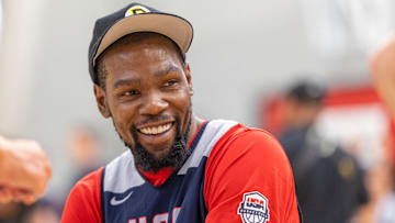 USA Men's Olympic Basketball Team Training.