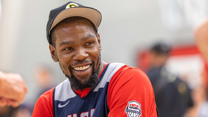 USA Men's Olympic Basketball Team Training.