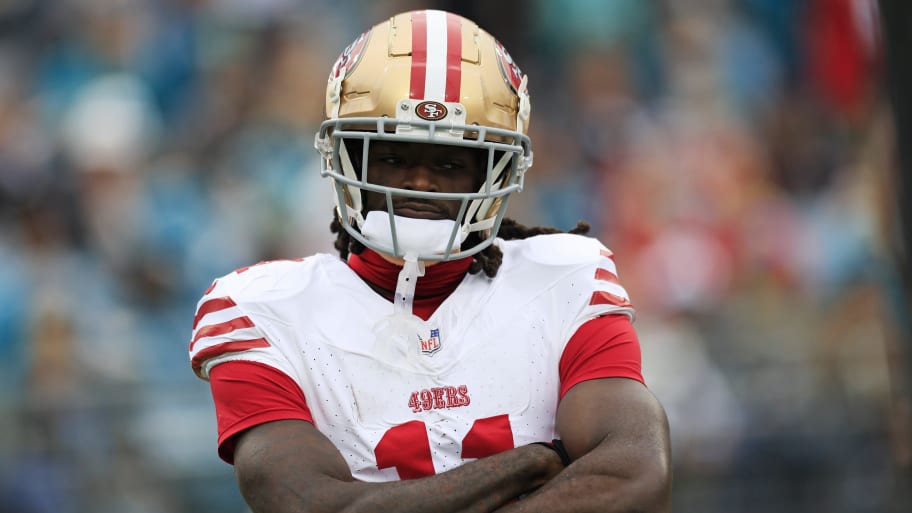 Aiyuk signed a four-year, $120 million contract after prolonged negotiations with the 49ers. | Corey Perrine/Florida Times-Unio / USA TODAY NETWORK