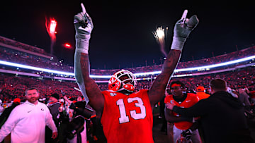 Georgia Bulldogs defensive end Mykel Williams (13)