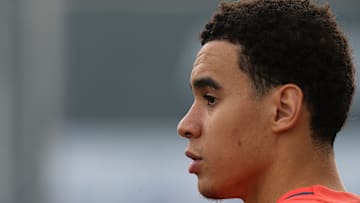 Jamal Musiala arbeitet an seiner Rückkehr auf den Fußballplatz