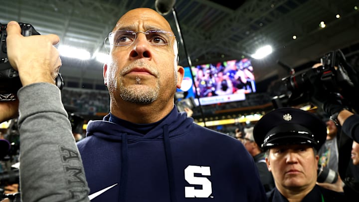 Penn State football head coach James Franklin