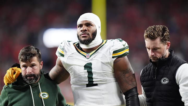 Parsons suffered a non-contact knee injury in the Packers' loss to the Broncos on Sunday. Parsons suffered a non-contact knee injury in the Packers' loss to the Broncos on Sunday.