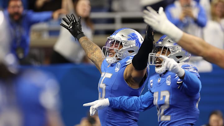 Derrick Barnes' interception sent the Lions to their second ever conference championship game.