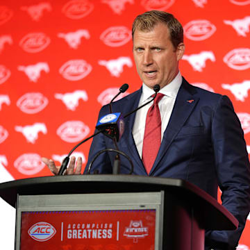 Rhett Lashlee is 29-12 in his first three seasons at SMU and led the Mustangs to the College Football Playoff in 2024.