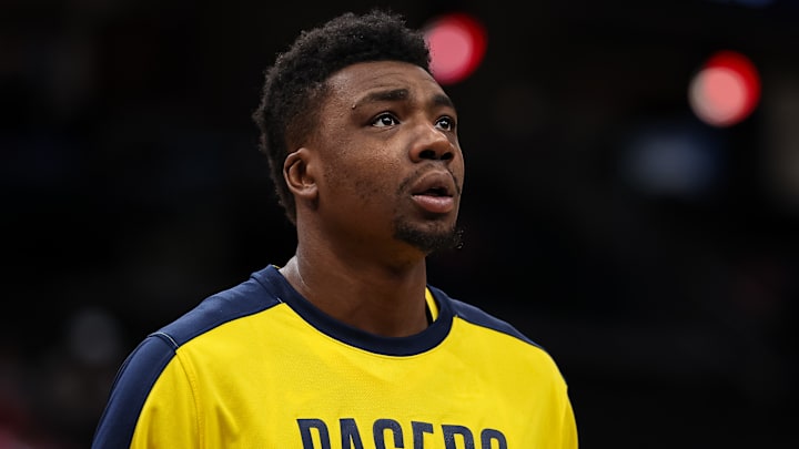 Indiana Pacers center Thomas Bryant.
