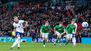 Harry Kane scores his 69th international goal at Wembley 