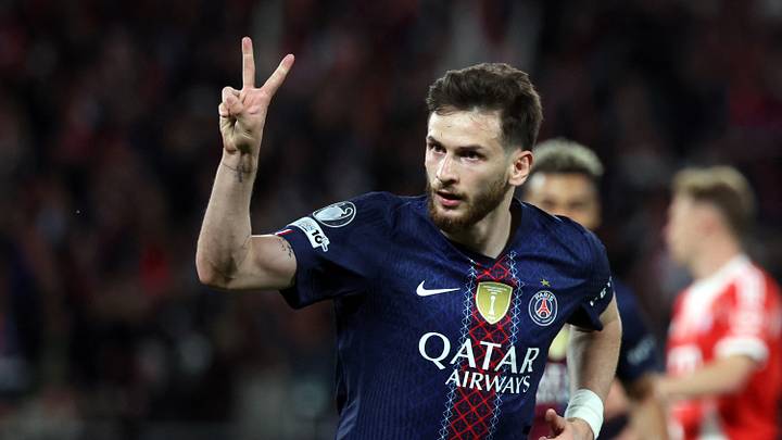 Khvicha Kvaratskhelia, auteur d'un doublé lors de PSG - Bayern Munich
