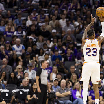 The Pacers are signing veteran guard Monte Morris to a one-year deal.