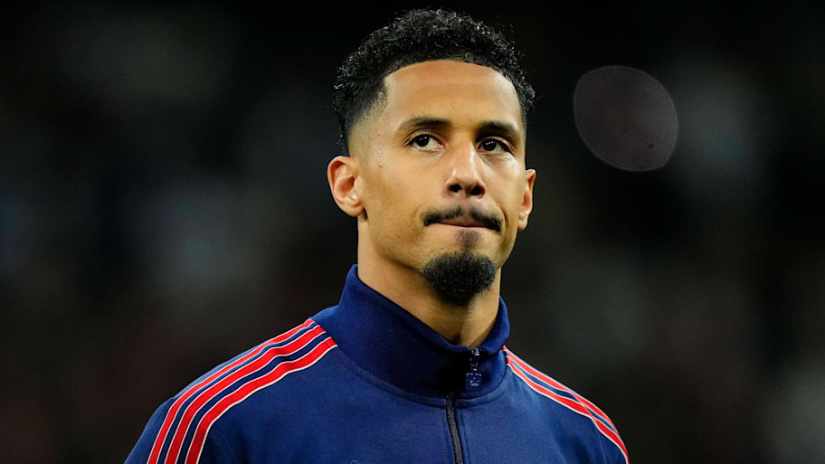 William Saliba suffered a hamstring injury last time out. | IMAGO / NurPhoto