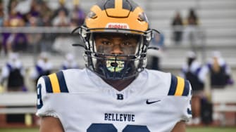 Carmelo Madden is the leader of a talented class of 2028 prospects at Bellevue High School.