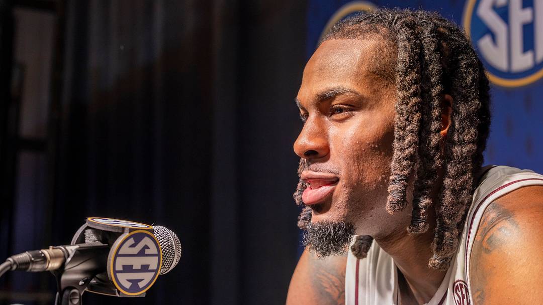 Oct 15, 2025; Birmingham, AL, USA; Texas A&M Aggies forward Mackenzie Mgbako talks with the media during SEC Media Days at Grand Bohemian Hotel. Mandatory Credit: Vasha Hunt-Imagn Images Oct 15, 2025; Birmingham, AL, USA; Texas A&M Aggies forward Mackenzie Mgbako talks with the media during SEC Media Days at Grand Bohemian Hotel. Mandatory Credit: Vasha Hunt-Imagn Images
