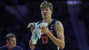 Arizona Wildcats forward Henri Veesaar (13).