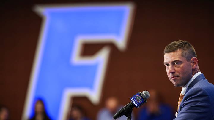 Florida Football Hosts Press Conference Introducing New Head Coach Jon Sumrall