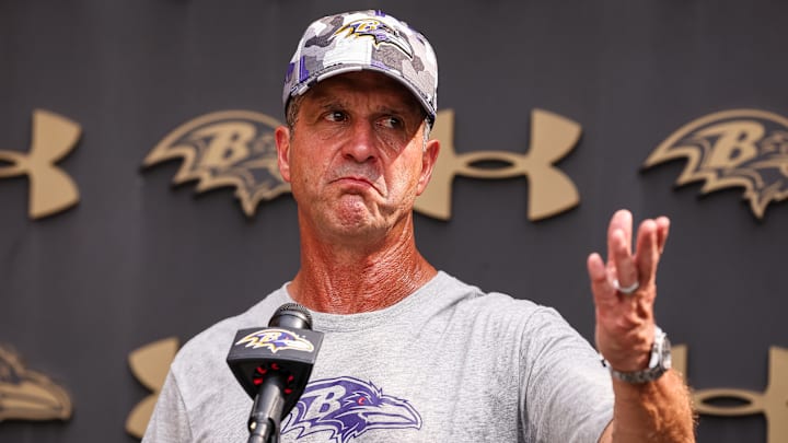 Baltimore Ravens, John Harbaugh, Training Camp