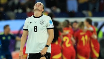 Sydney Lohmann nach dem Abpfiff des Halbfinals