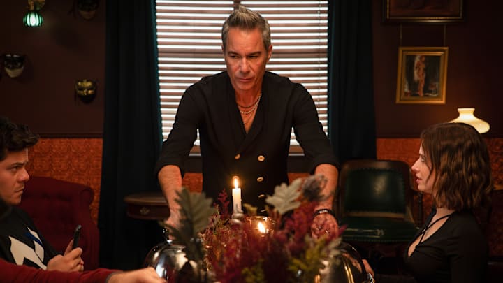 Eric McCormack (Hemmingway) in Hell Motel. (Episode 1) Photo Credit: Anthony Fascione for Shaftesbury/Shudder