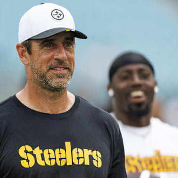 Pittsburgh Steelers quarterback Aaron Rodgers didn't play in the team's preseason opener against the Jaguars.