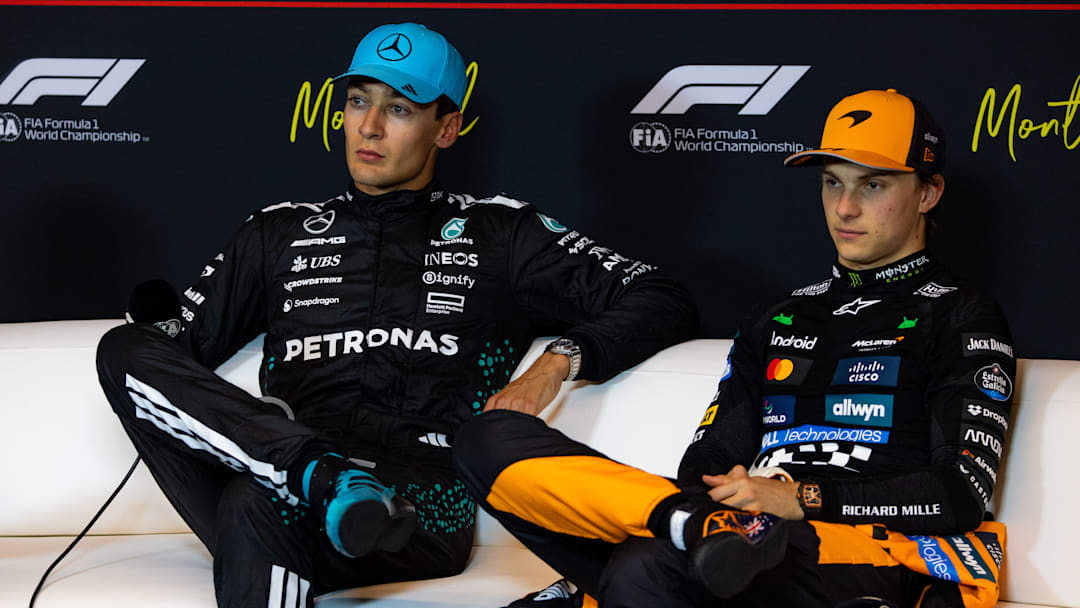 George Russell, Mercedes, Oscar Piastri, McLaren, Formula 1
