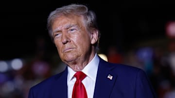 Republican Presidential Candidate Donald Trump Holds Rally In Atlanta