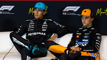 George Russell, Mercedes, Oscar Piastri, McLaren, Formula 1