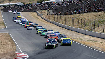 Tyler Reddick, 23XI Racing, Ryan Blaney, Team Penske, Sonoma Raceway, NASCAR