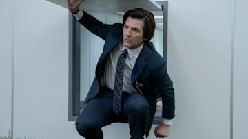 Adam Scott as Mark in Severance on Apple TV+