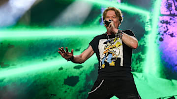Axl Rose and Guns N' Roses in concert