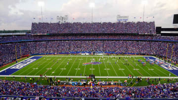 Sep 19, 2022; Orchard Park, New York, USA; A general view of Highmark Stadium prior to the game