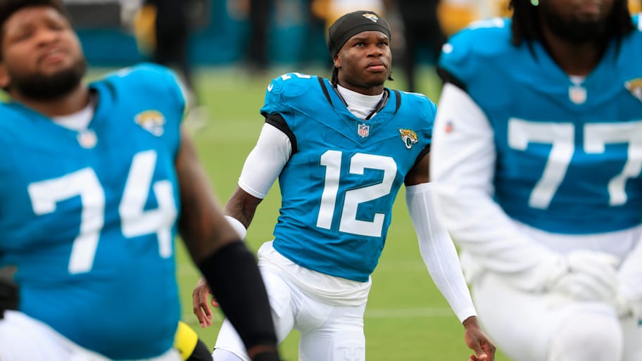 Jacksonville Jaguars rookie wide receiver/cornerback Travis Hunter was excited before his preseason debut.  | Corey Perrine/Florida Times-Union / USA TODAY NETWORK via Imagn Images