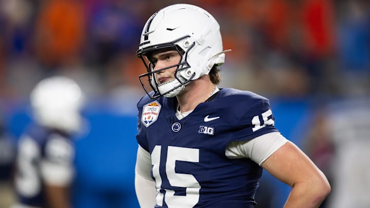 Penn State Nittany Lions quarterback Drew Allar (15)