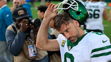 New York Jets quarterback Aaron Rodgers