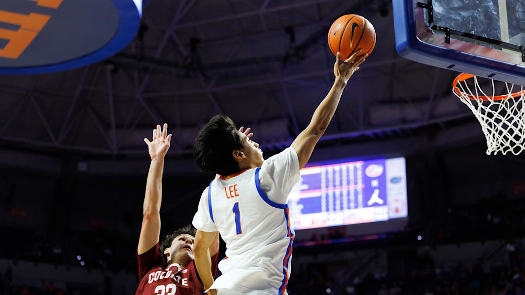 Florida Gators guard Xaivian Lee had another strong outing in the win over Colgate.
