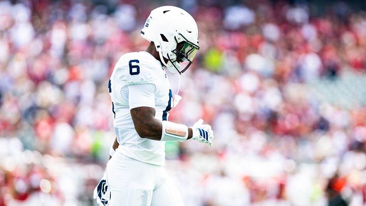 Penn State footbal's Koby Howard (6) during the game against Temple on Sept. 12, 2026.
