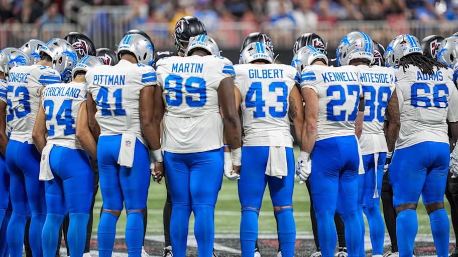 The preseason game between the Lions and Falcons was suspended after the injury to Morice Norris | Dale Zanine-Imagn Images