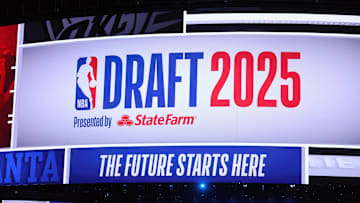 General view before the first round of the 2025 NBA Draft at Barclays Center. 