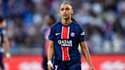 Sakina Karchaoui, avec le maillot du PSG, fait partie des meilleures joueuses d'Arkema Première Ligue sur EA FC 26