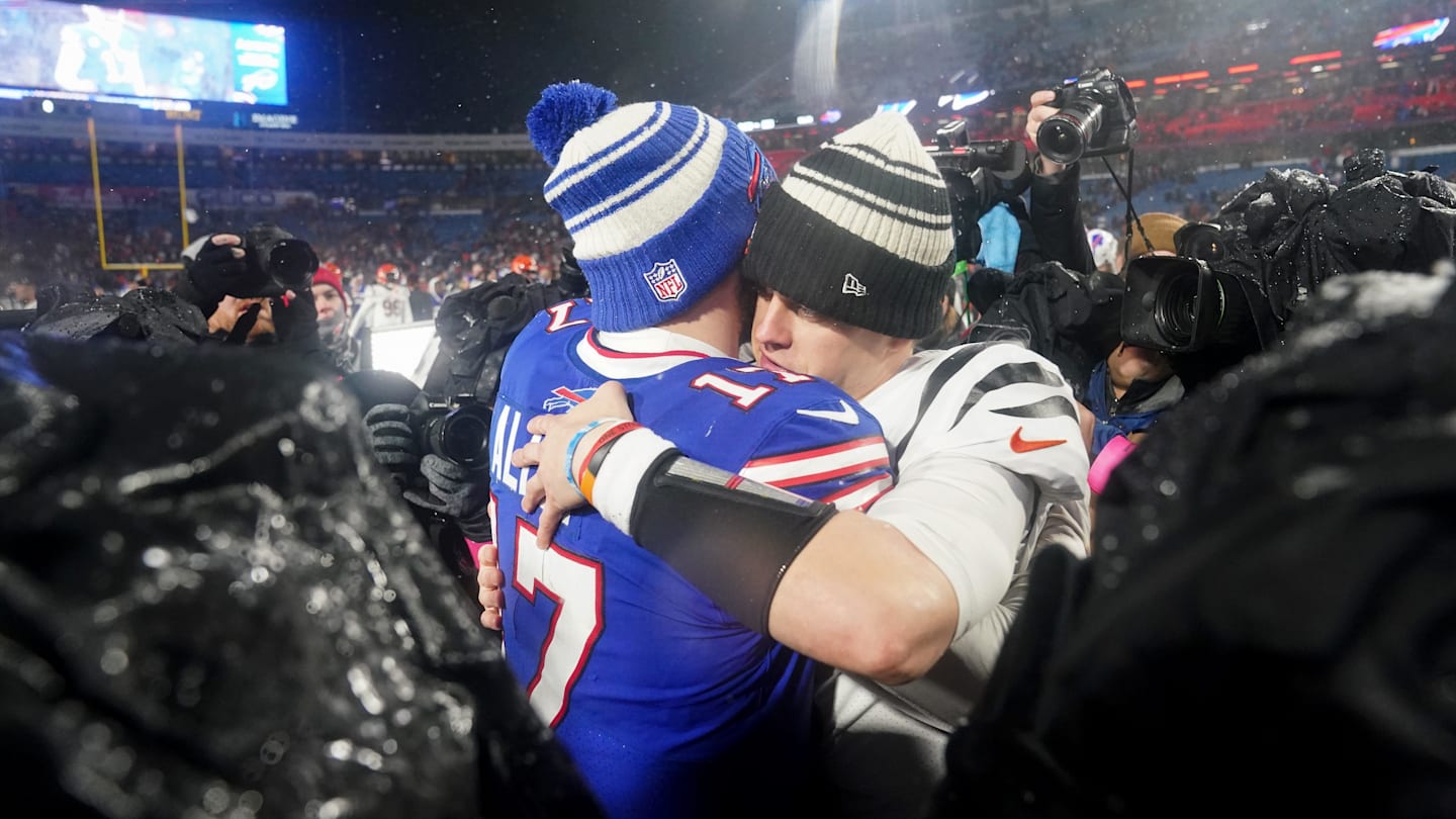 Josh Allen, Joe Burrow Shared Sweet Moment After Bengals-Bills Epic Snow Battle