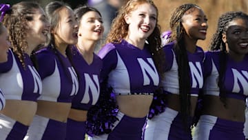 Northwestern Wildcats cheerleaders 