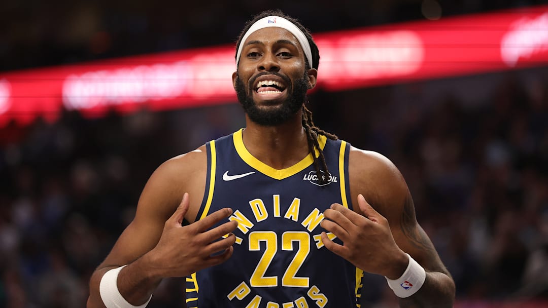 Indiana Pacers center Isaiah Jackson (22) during a game against the Dallas Mavericks.