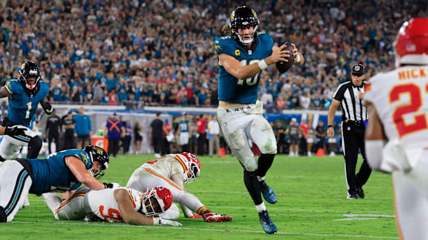 Jacksonville Jaguars quarterback Trevor Lawrence