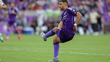 Aug 2, 2025; Orlando, FL, USA; Orlando City midfielder Martin Ojeda (10) scores a goal against Atlas FC in the second half at Inter&Co Stadium. Mandatory Credit: Nathan Ray Seebeck-Imagn Images