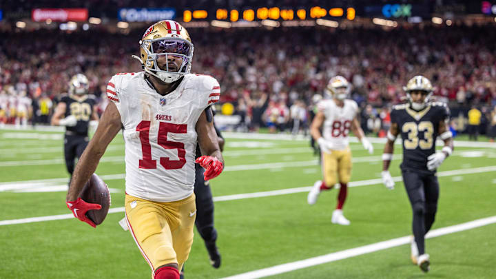 San Francisco 49ers wide receiver Jauan Jennings.