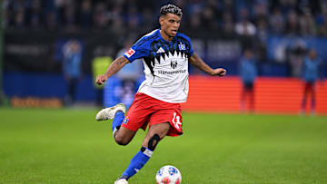 Ransford-Yeboah Königsdörffer ist beim HSV als Stürmer gesetzt.