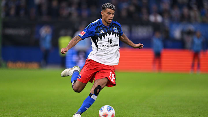 Ransford-Yeboah Königsdörffer ist beim HSV als Stürmer gesetzt. Ransford-Yeboah Königsdörffer ist beim HSV als Stürmer gesetzt.