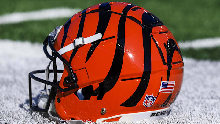A Cincinnati Benglas helmet. 