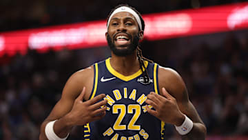 Indiana Pacers center Isaiah Jackson (22) during a game against the Dallas Mavericks.